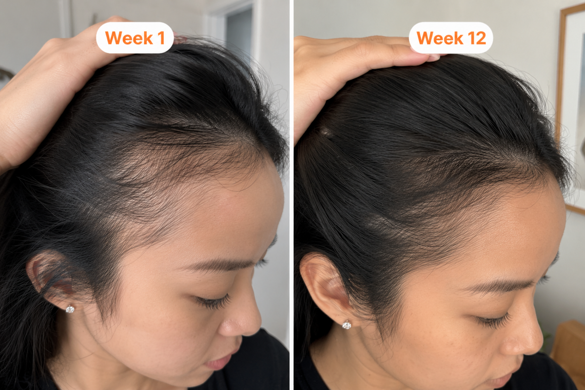 YORVENA hair result
